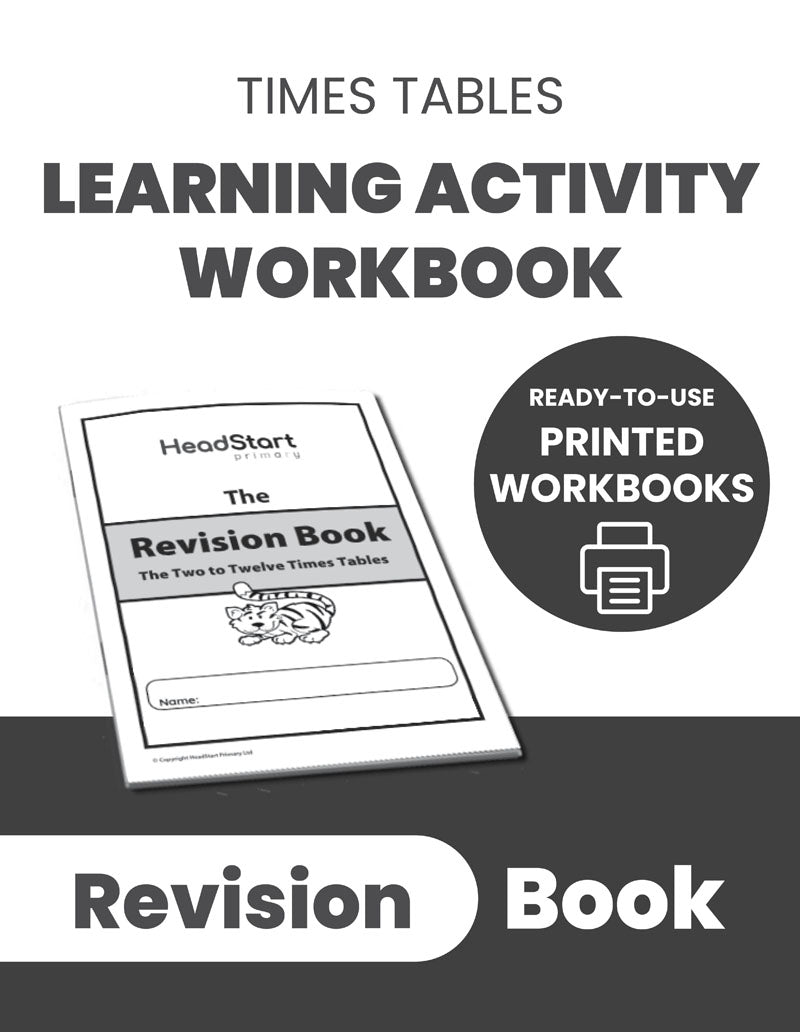 Times Tables Learning Activity Workbook: THE REVISION BOOK