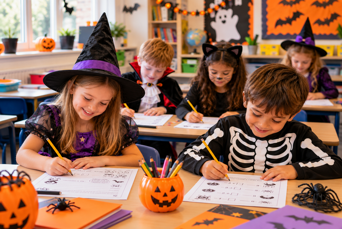 Easy Halloween-Themed Maths & English Activities for Primary Schools 🎃