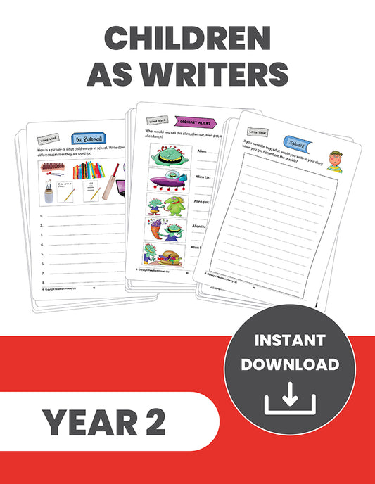 Year 2 Children as Writers: INSTANT DOWNLOAD