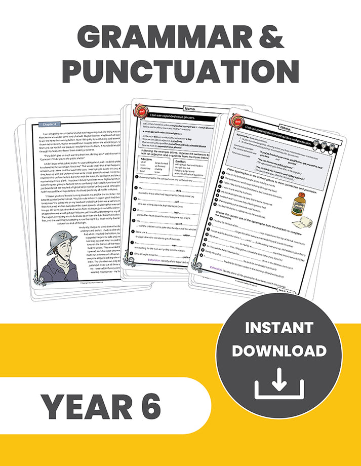 Year 6 Grammar and Punctuation: INSTANT DOWNLOAD – HeadStart Primary