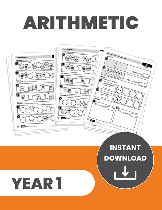 Year 1 Mastering the Arithmetic Curriculum: INSTANT DOWNLOAD