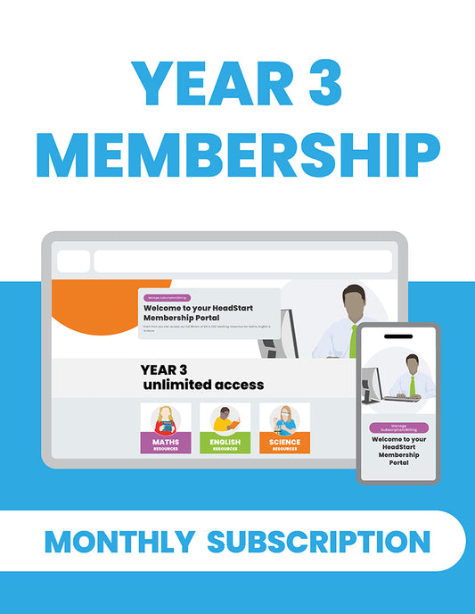 Year 3 Membership - £7.95