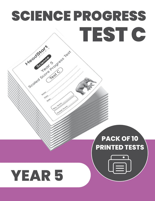 Year 5 Science Progress Test C: PACK OF 10 PRINTED TESTS