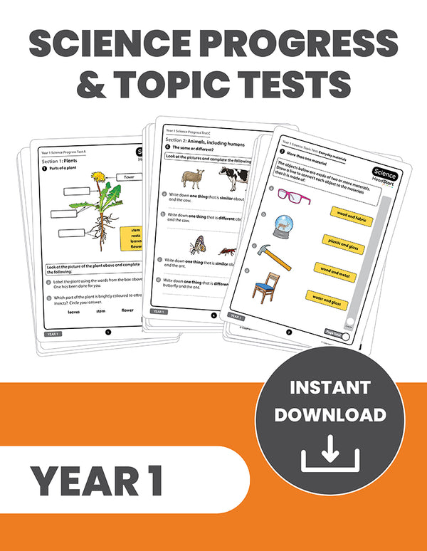 Since Topic Year 1 Science Scaled Score Progress Tests and Topic Tests: INSTANT DO ...