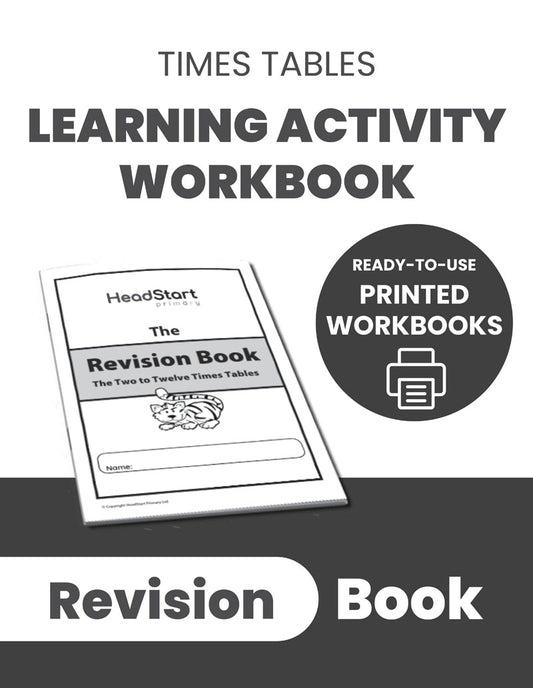 Times Tables Learning Activity Workbook: THE REVISION BOOK